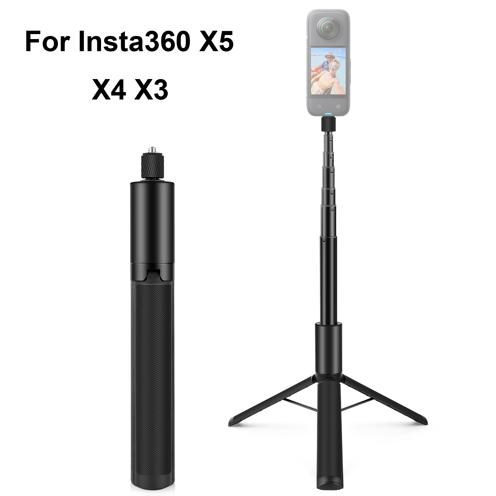 Action Camera Selfie Stick Invisible - PULUZ Выдвижной невидимый штатив для селфи