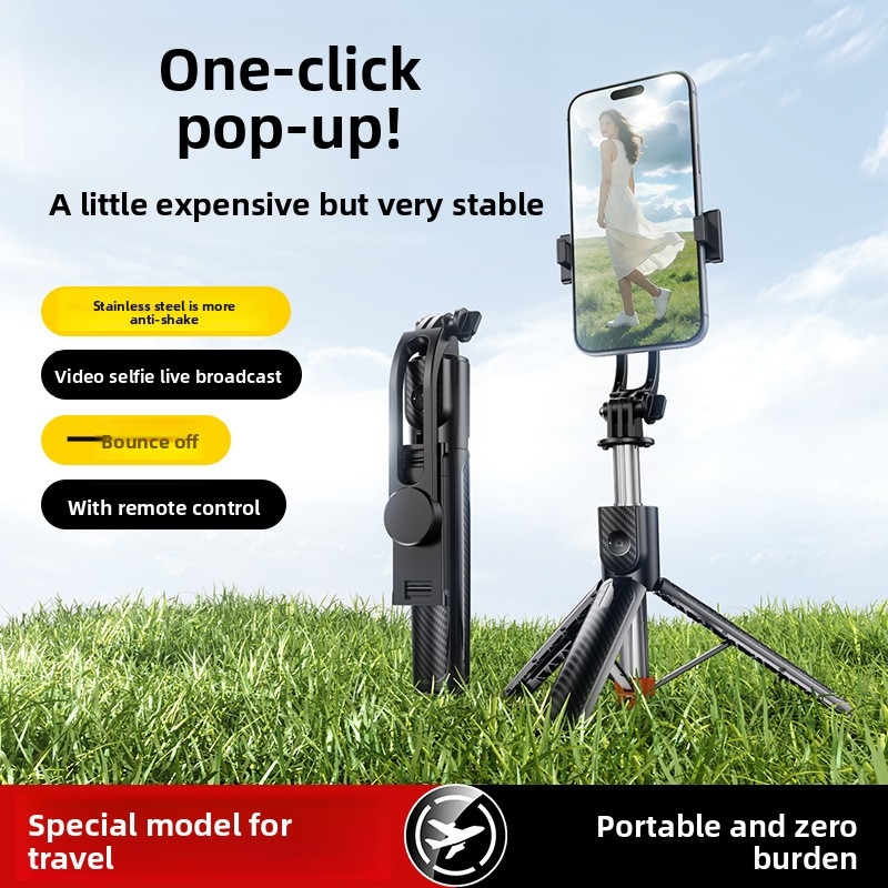 Action Camera Selfie Stick Invisible - Штатив-монопод X1 для телефона с Bluetooth,