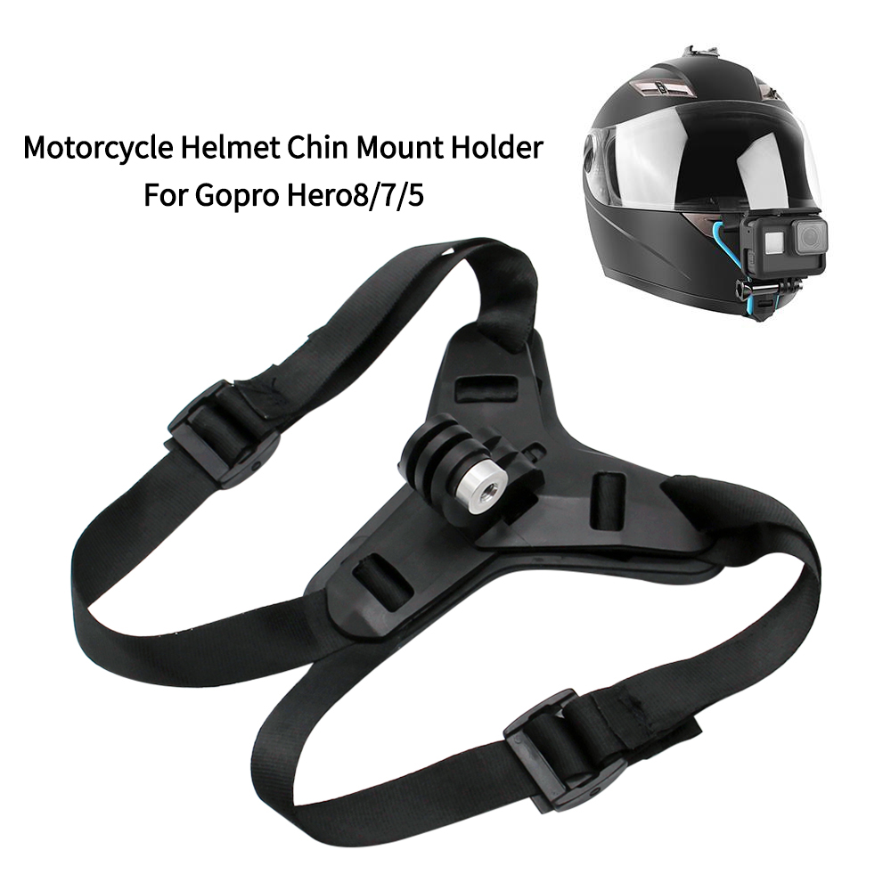 Action Camera Motorcycle Helmet Mount - Подставка-держатель для шлема на все лицо